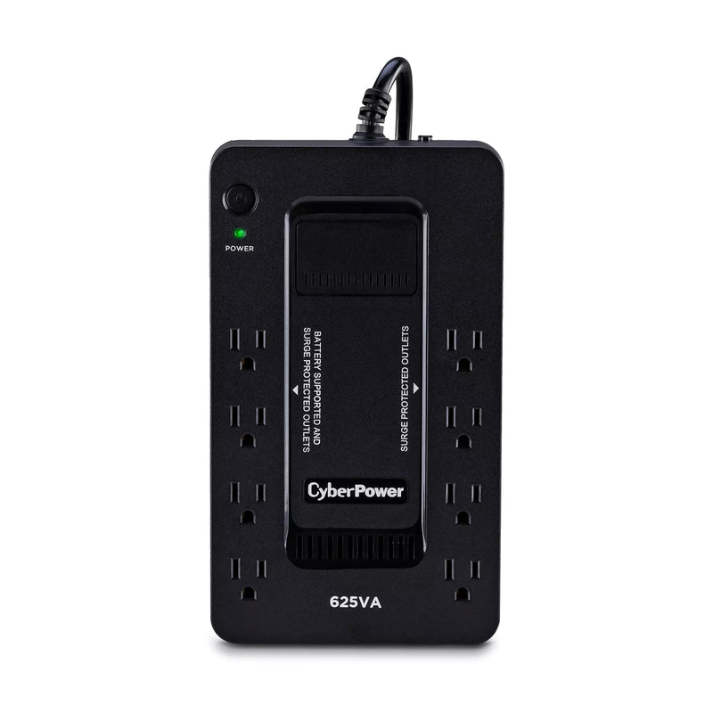 CYBERPOWER XC625-R 625VA/375W 8 OUTLETS UPS - BLACK - Like New