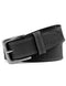Timberland Men's Classic Leather Jean Belt 1.4 In Wide Black Stitched 46 - Brand New