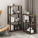 Furinno Turn-S-Tube Storage Shelves 3-Tier Book Shelf Corner Shelf - Walnut - Brand New