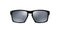 OAKLEY MEN'S OO9262 SLIVER RECTANGULAR SUNGLASSES POLISHED BLACK/BLACK - Like New