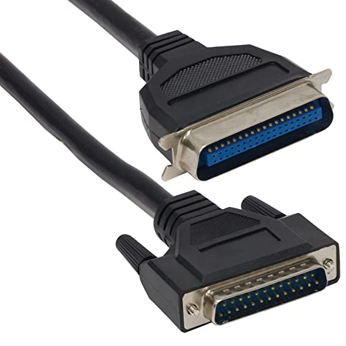 ATIVA IEEE 1284 PARALLEL PRINTER CABLE, 6 FT 828-530 - BLACK - Brand New