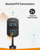 ANKER ROAV SMARTCHARGE T1 BLUETOOTH FM TRANSMITTER, BIG LED - - Scratch & Dent