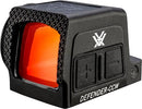 VORTEX DEFENDER-CCW ENCLOSED SOLAR MICRO 1X20.2MM REFLEX RED DOT SIGHT- BLACK - Like New