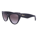 SALVATORE FERRAGAMO WOMEN'S CAT-EYE SUNGLASSES, 56-17-145