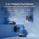 BUBLUE BUBOT 700 C10 POOL CLEANER ROBOT, ROBOTIC CORDLESS POOL VACUUM - SILVER - Like New