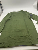 BLUE ICE WAFFLE KNIT LONG SLEEVE SHIRT - SIZE: MEN L - OLIVE - Brand New