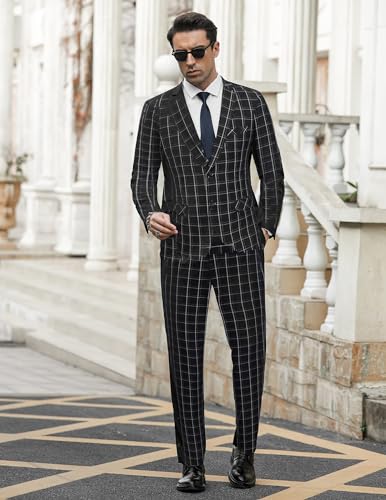 COOFANDY Men's 2 Piece Suits Classic Fit 2 Button Dress Suits Classic Fit - Like New