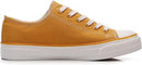 CULL4U WOMEN'S OLD TIMES LOW-TOP SNEAKER SHOE - SIZE:7.5 - YELLOW/WHITE/BLACK - Like New