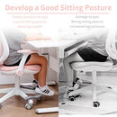 HOMEFUN KIDS DESK CHAIR WITH ARMREST AND FOOTREST - PINK - Like New