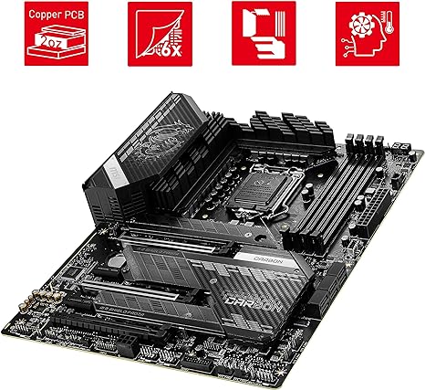 MSI MPG Z590 Gaming Carbon WiFi Gaming Motherboard MPG-Z590-GAMING-CARBON-WIFI Like New