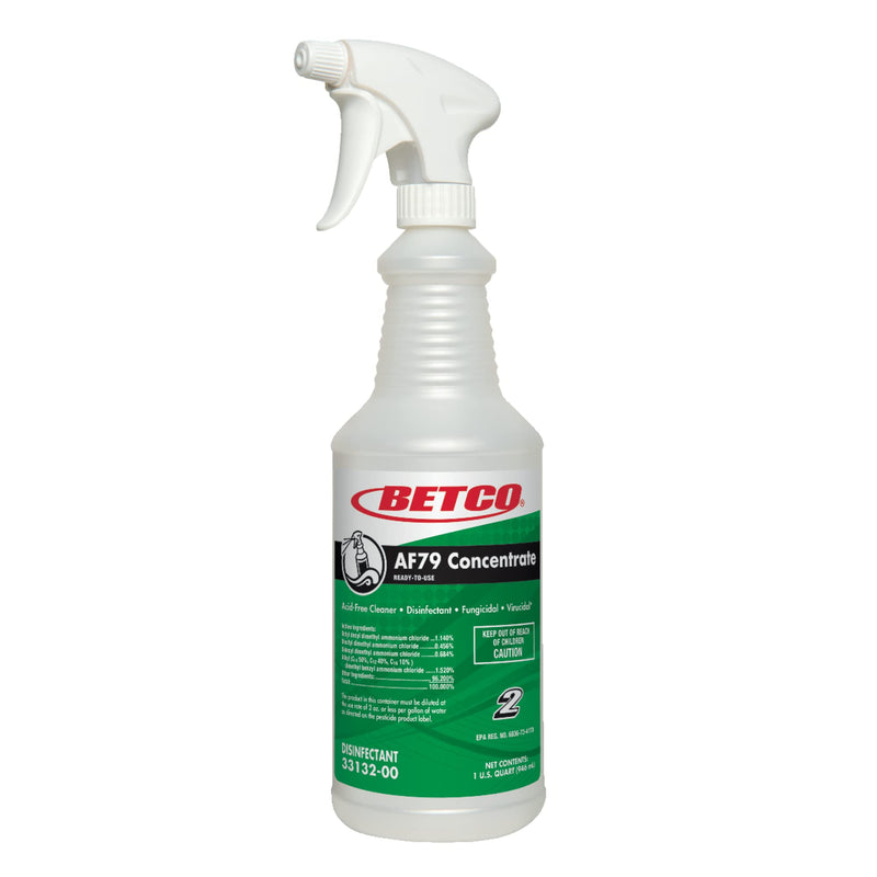 Betco® AF79 Spray Bottles, 32 Oz., Pearlized, Case Of 12 - Like New