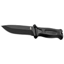 GERBER STRONGARM FIXED BLADE KNIFE - BLACK - Like New