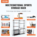 VEVOR DEALS VEVOR GOLF STORAGE GARAGE 2 GOLF BAG STORAGE STAND HOLDER - BLACK - Like New