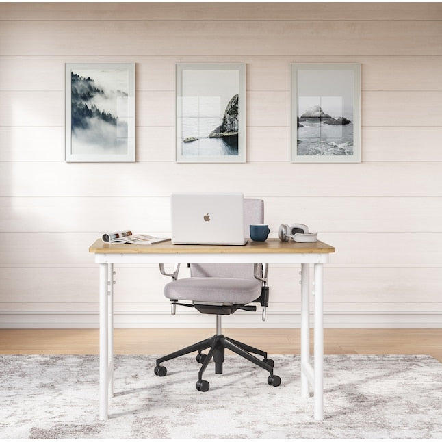 EVEREST WORK TABLE H STEEL CLOUD FREESTANDING UTILITY STORAGE CABINET - WHITE - Like New