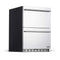 NEWAIR 24" OUTDOOR FRIDGE WITH DUAL DRAWERS FOR WINE, BEER, AND BEVERAGES Like New