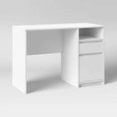 ROOM ESSENTIALS WRITING DESK WITH DRAWERS - WHITE - Like New