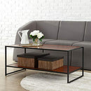 ZINUS TV Stand with Shelf, 40 Inch, Red mahogany wood grain - Like New