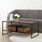 ZINUS TV Stand with Shelf, 40 Inch, Red mahogany wood grain - Like New