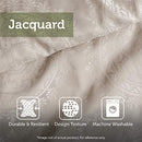 MADISON PARK ATHENA 7 PIECE JACQUARD COMFORTER SET QUEEN MP10-001-7P-QU-GREEN - Brand New