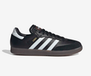ADIDAS TRAINERS SAMBA 43 1/3 - SIZE: MEN 9.5 (AU/UK M9) - BLACK/WHITE - Like New