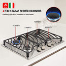 GASLAND 30" Cooktop Chef GH77SF 5 Italy Sabaf Burners Built Hob - B07PW5MRKX - Brand New