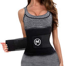 MERMAID'S MYSTERY WAIST TRIMMER WITH BACK SUPPORT – MEN/WOMEN, SIZE M, BLACK - Like New