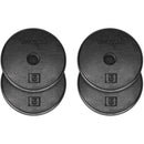 YES4ALL 1 INCH CAST IRON WEIGHT PLATES FOR DUMBBELLS (COMBO 5LBS X 4PCS) - Like New