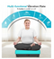 POWET VIBRATION PLATE EXERCISE MACHINE FOR WEIGHT LOSS WOUKOUT - LIGHT BLUE - Like New