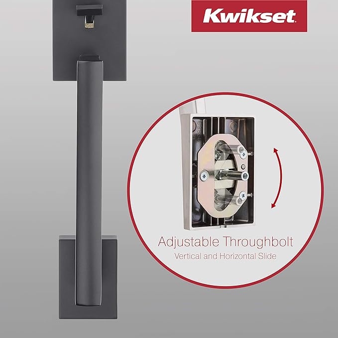 Kwikset Vancouver Front Door Lock Handle Deadbolt Set 98180-015 - Scratch & Dent