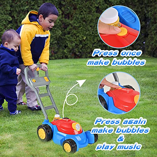 Upgraded Bubble Lawn Mower Toddler Toys Kids Bubbles Toys for Boys Girls - Like New