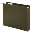 Universal UNV14142 1/5-Cut Tab Box Bottom Hanging File Folders, 25/Box - Green - Like New