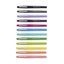 PAPER MATE FLAIR FELT TIP PENS, POINT (0.7MM), TROPICAL, CLASSIC 12 COUNT, CHYK - Brand New