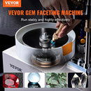 VEVOR GEM FACETING MACHINE 180W POLISHING MACHINE 0-2980RPM KD-8801 - SILVER - Like New