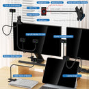 DANYESTH Eye Contact Webcam Microphone 1080P Center Cam Mac PC - Black - Like New