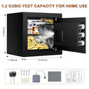 1.2 Cubic Feet Digital Home Security Safe Box Fireproof Waterproof - Like New