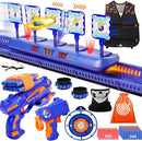 MOVINGSHOT Targets Nerf Gun Moving Shooting Target Kit for Kids Practice - Blue Like New