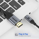 QGEEM USB C TO HDMI CABLE ADAPTER 4K, 6FT - GRAY - Like New
