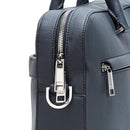 50536498413PCE BOSS MEN'S RAY SOFT FRIENDLY LEATHER BRIEF CASE - DUSTY BLUE - Brand New