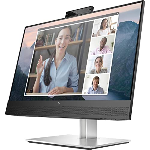 HP 23.8" FULL HD LCD MONITOR 16:9 IPS, ANTI REFLECTIVE E24MV-G4 - BLACK - Like New