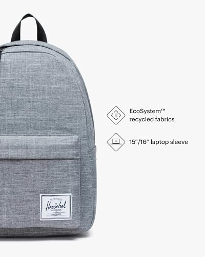 HERSCHEL SUPPLY HERSCHEL CLASSIC XL BACKPACK RAVEN CROSSHATCH ONE SIZE - Brand New