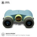 NOCS PROVISIONS STANDARD ISSUE 10X25 WATERPROOF BINOCULARS - CELESTE BLUE - Like New