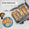 CRUX 4-SLICE TOASTER WITH EXTRA WIDE SLOTS & 6 SETTING SHADE CONTROL - BLACK - Like New
