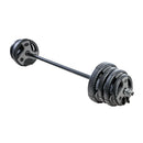 US WEIGHT WEIGHT SET FOR HOME GYM - BARBELL - BLACK/GRAY - Like New