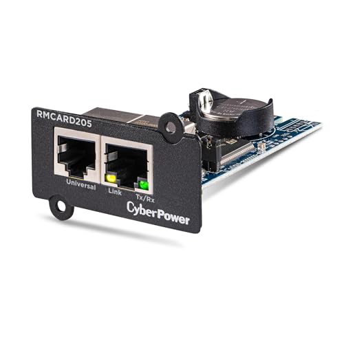 CYBERPOWER RMCARD205 UPS & ATS PDU REMOTE MANAGEMENT CARD - BLACK - Like New