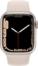 For Parts: APPLE WATCH SERIES 7 GPS 41MM STARLIGHT ALUMINUM CASE - PHYSICAL DAMAGE