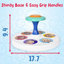 Cocomelon Twist-N-Twirl Spinning Activity Toy 470212 - Assorted Colors - Like New