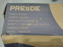 PRESDE LED VANITY LAMP, 6 LIGHT, DIMMABLE - CHROME/WHITE - Like New