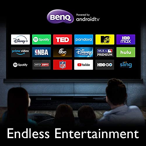 BENQ TRUE 4K HDR-I SMART PROJECTOR ANDROID TV LUMENS TK850I - WHITE - Like New