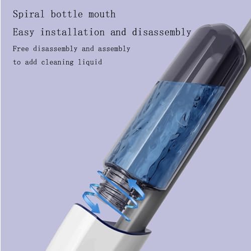 QXMIGEUL SPRAY WET MOPS FOR FLOORS MICROFIBER DUST - DARK BLUE/WHITE - Like New