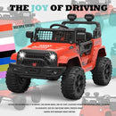 ELECTRIC RIDE-ON TRUCK 12V 4.5AH WITH REMOTE SPRING SUSPENSION - GRAY - Like New